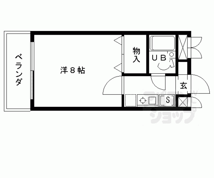 【ヴィラサンシルク西大路】間取