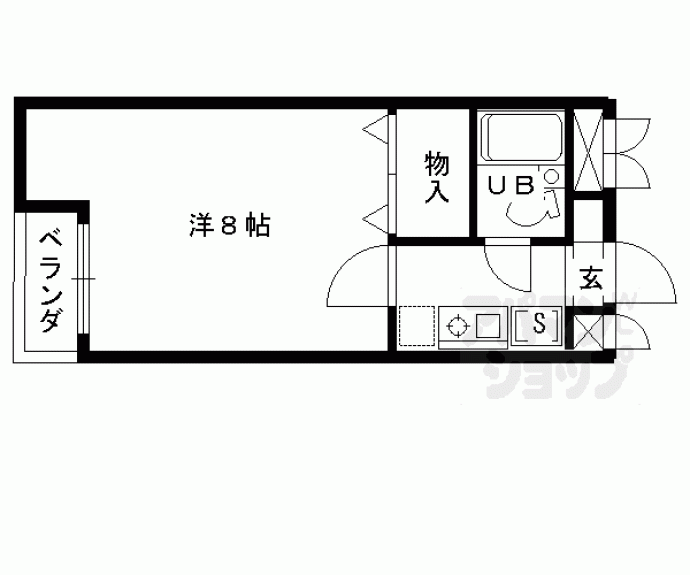 【ヴィラサンシルク西大路】間取