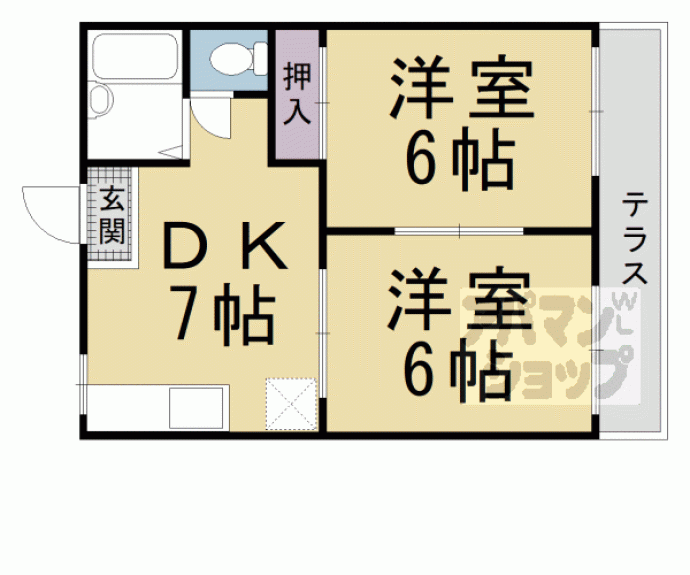 【パピリヨン吉川】間取