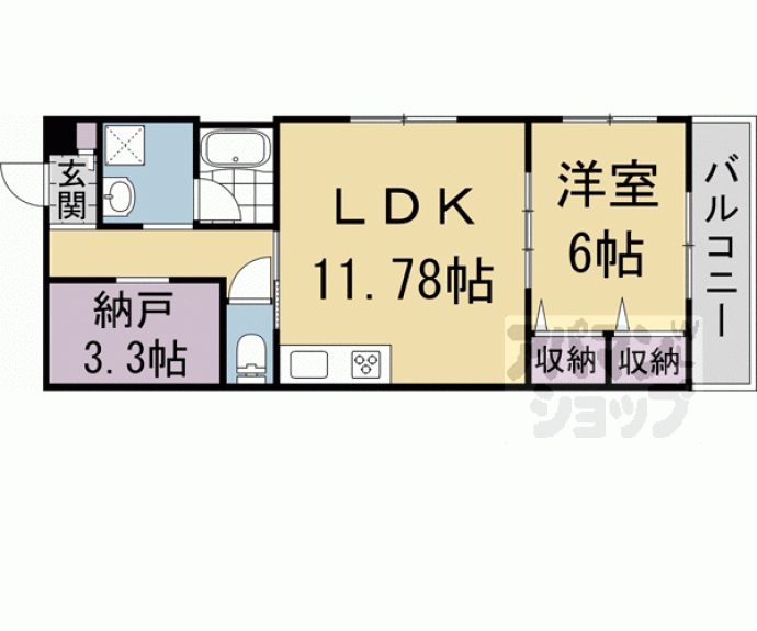 【Ｒｏａ　Ｈｉｇａｓｈｉｙａｍａ】間取