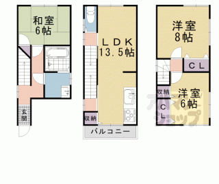 【小山中島町貸家】