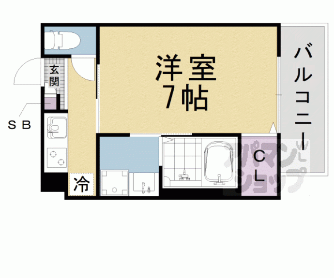【仮称）京都山科御陵アパートメント】間取