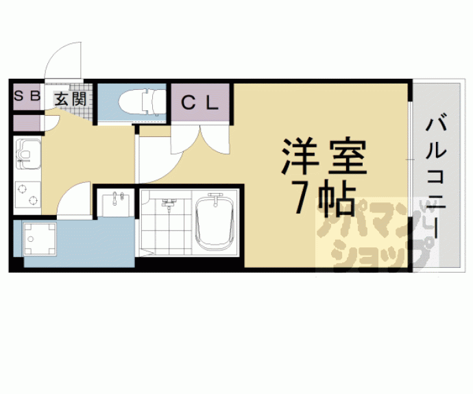 【仮称）京都山科御陵アパートメント】間取