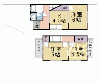 【馬堀向端貸家】