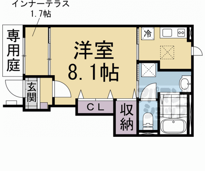 【セレニティ宮野和】間取
