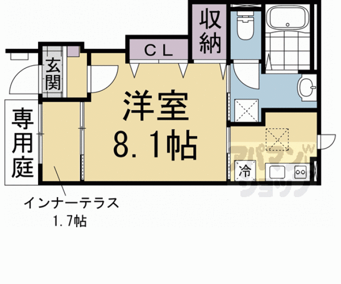 【セレニティ宮野和】間取