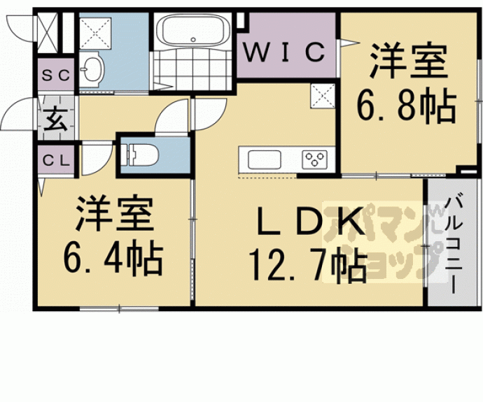 【アーバンコート堀川西】間取