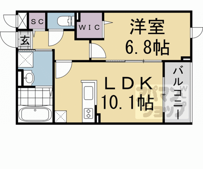 【アーバンコート堀川西】間取