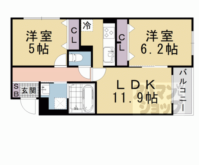 【ヴェールフォンセ】間取
