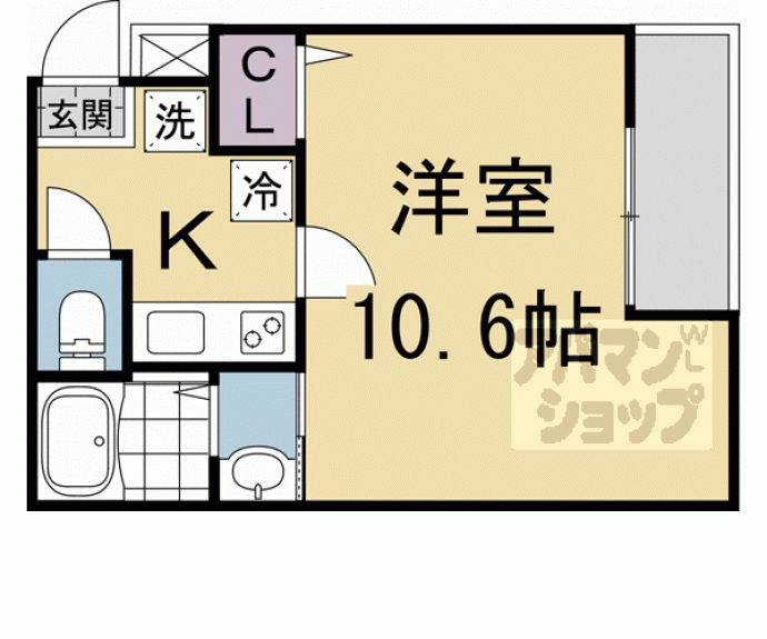 【EN西ノ京二条】間取