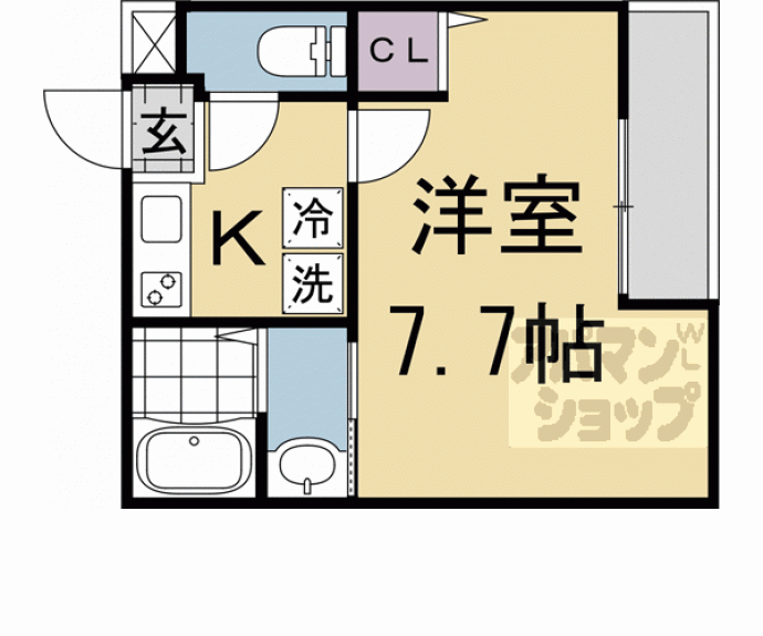 【EN西ノ京二条】間取
