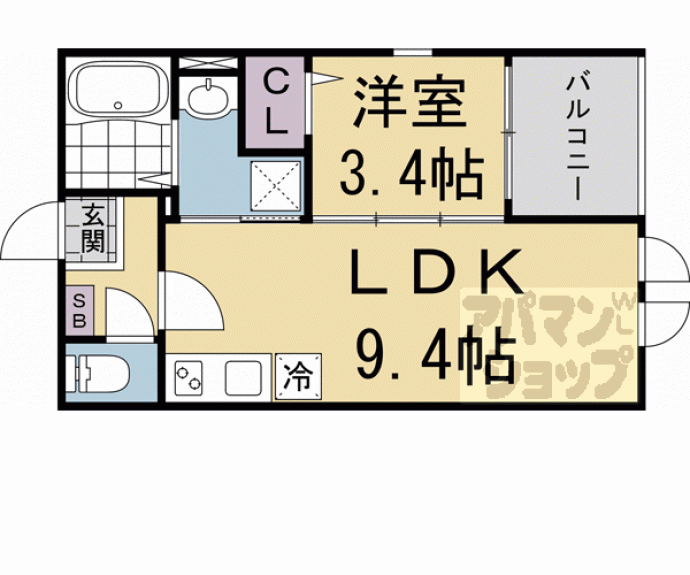 【ウィローツリーレジデンス京都伏見】間取