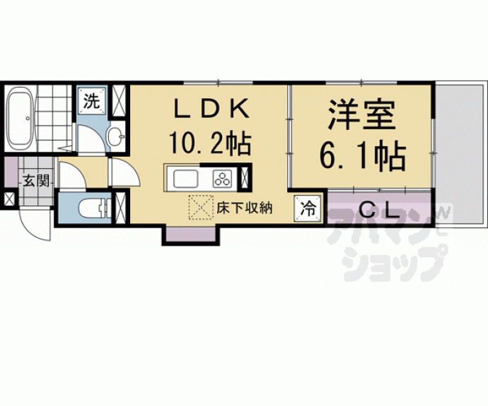 【Ｄ－ＲＯＯＭ壬生森町】間取