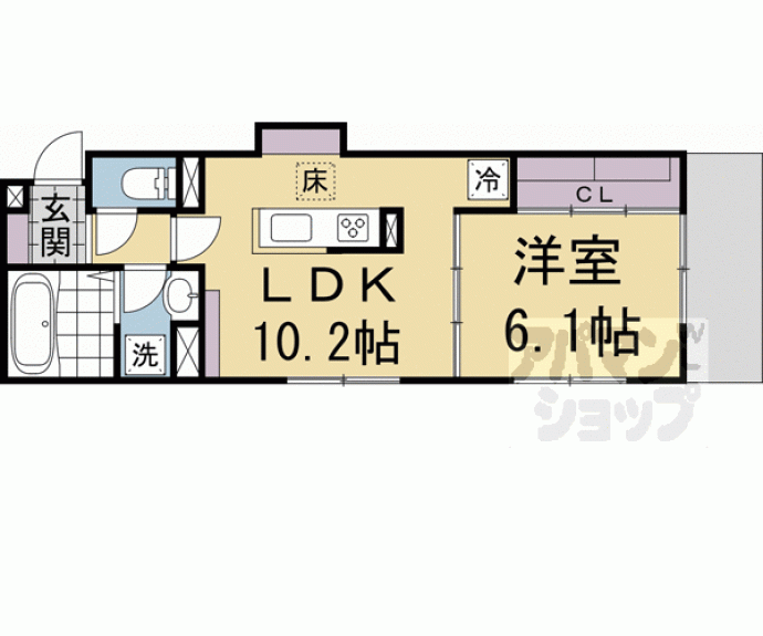 【Ｄ－ＲＯＯＭ壬生森町】間取