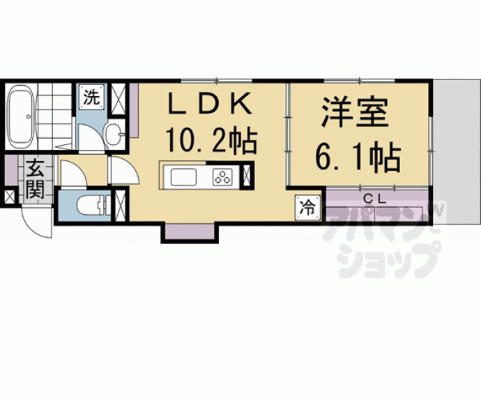 【Ｄ－ＲＯＯＭ壬生森町】間取