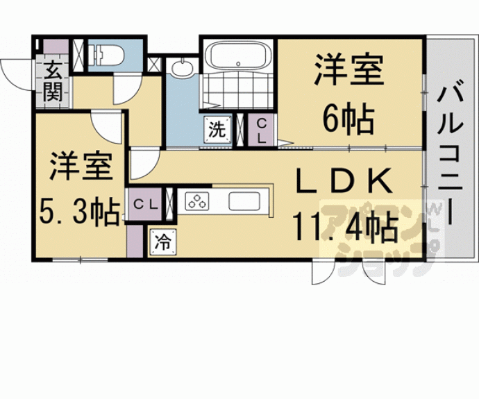 【Ｄ－ＲＯＯＭ壬生森町】間取