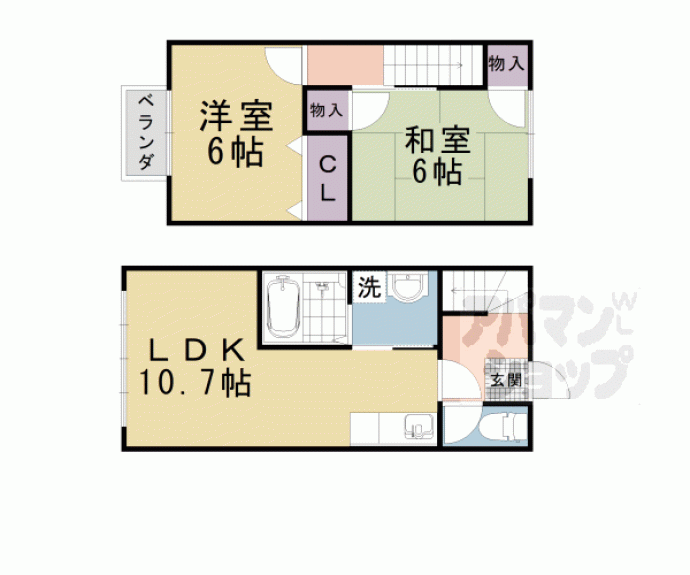 【ドミールQ】間取