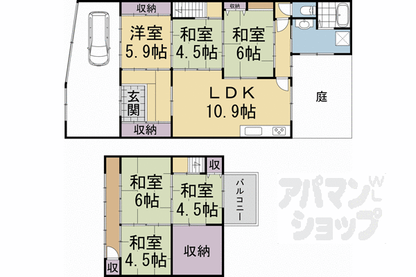 【紫野上築山町貸家３８－１】
