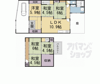 【紫野上築山町貸家３８－１】