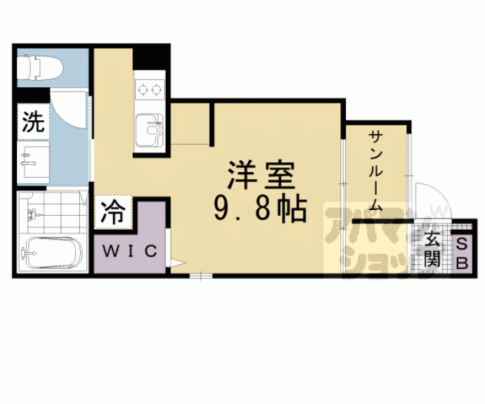 【上月ハイツ】間取