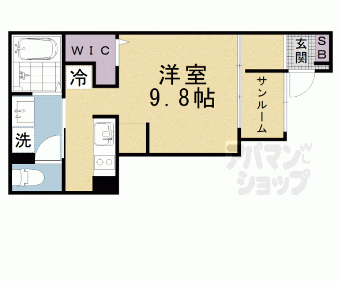 【上月ハイツ】間取
