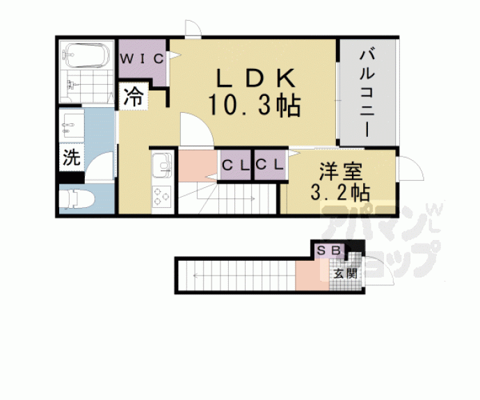 【上月ハイツ】間取