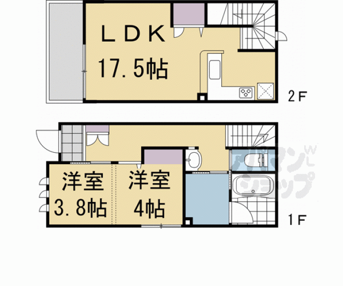 【ＳｈａＭａｉｓｏｎ　ＢＲＡＣＣＡ　ＨＩＲＯＳＡＷＡ】間取