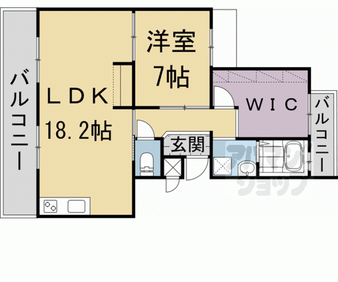 【醍醐東市営住宅　１９棟】間取
