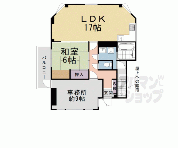 【ＪＲ並河駅前ビル】間取