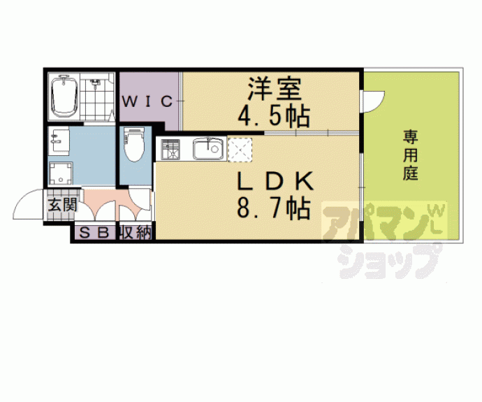 【桂ドミール】間取