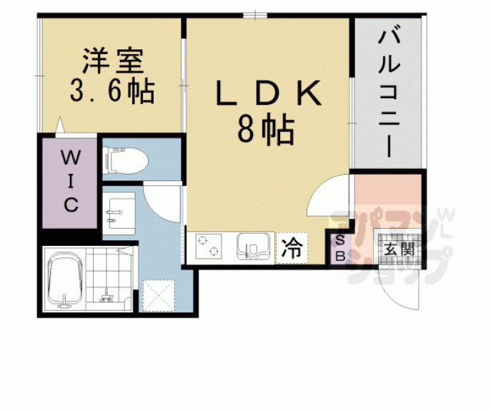 【エディフィッシオ椥辻】間取