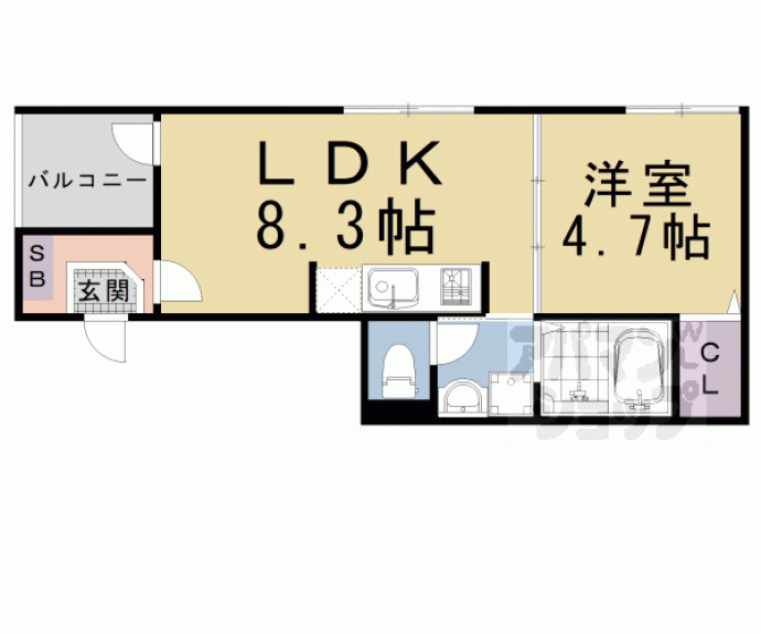 【Ｗａｒｈｏｌ京都】間取