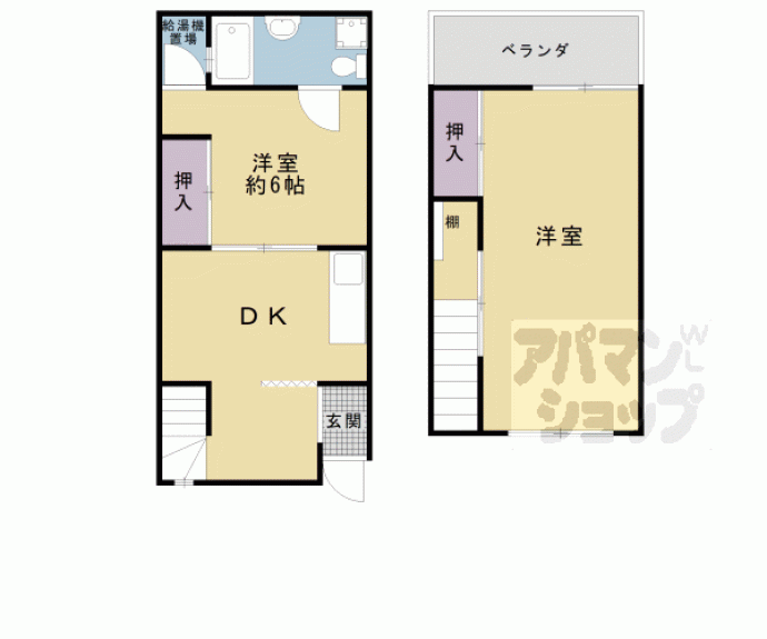 【東山区池殿町貸家220-3】間取