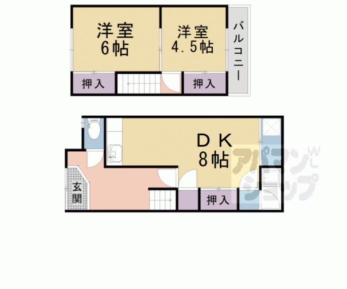 【東野舞台町貸家】間取