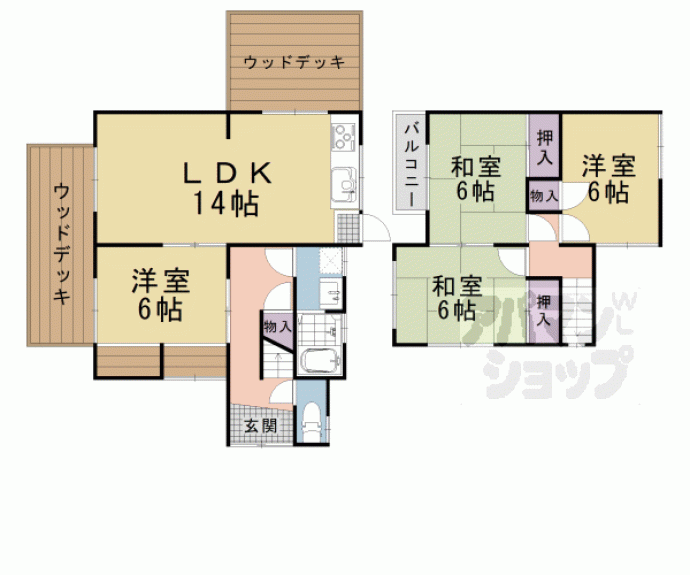 【大江5丁目貸家】間取