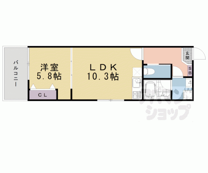 【仮称）下京区吉文字町新築】間取