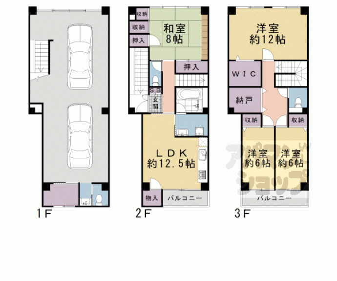 【中京区和久屋町貸家】間取