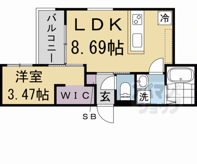 【REGALEST五条大宮】間取
