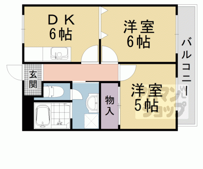 【第5サンライフ瀬田】間取