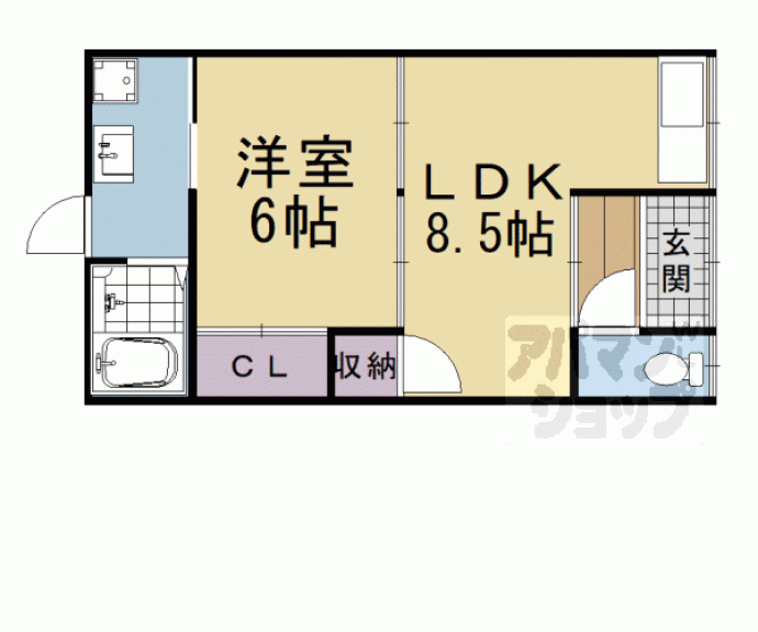 【寺戸町西垣内貸家】間取
