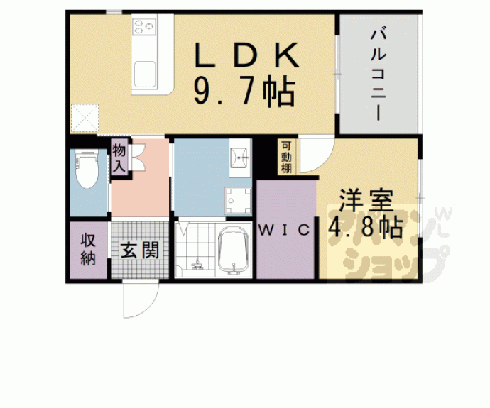 【(仮称)中京区姉小路通堀川東入鍛冶町計画】間取