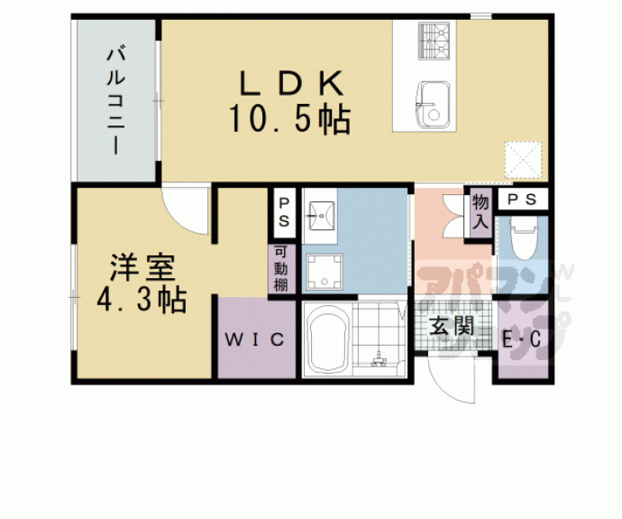 【（仮称）中京区姉小路通堀川東入鍛冶町】間取