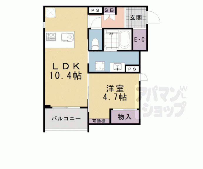 【(仮称)中京区姉小路通堀川東入鍛冶町】間取