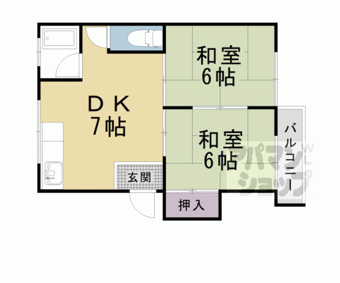 【ジュネス瀬田】間取