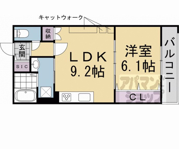 【FORCE西院】間取