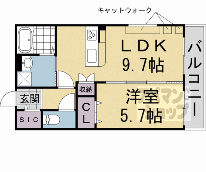 【FORCE西院】間取
