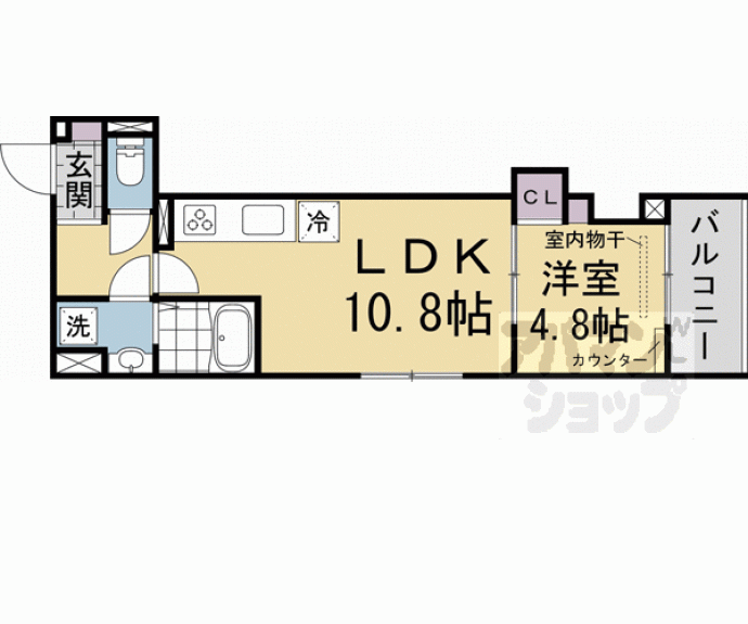 【GRAMM丹波口】間取