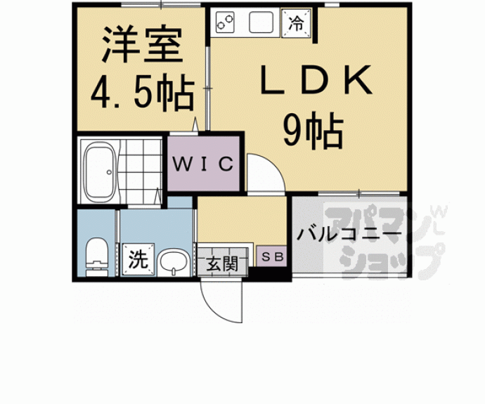 【ボヌール太秦】間取