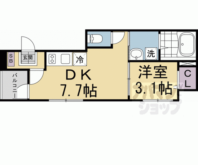 【ＥＭＢＥＬＬＩＲ　ＣＯＣＯ】間取