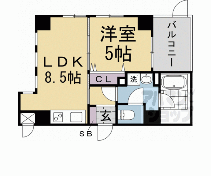 【MSR京都二条城】間取